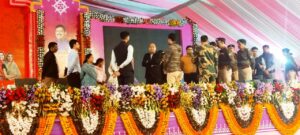 राज्यस्तरीय कार्यक्रम स्थल का निरीक्षण किया